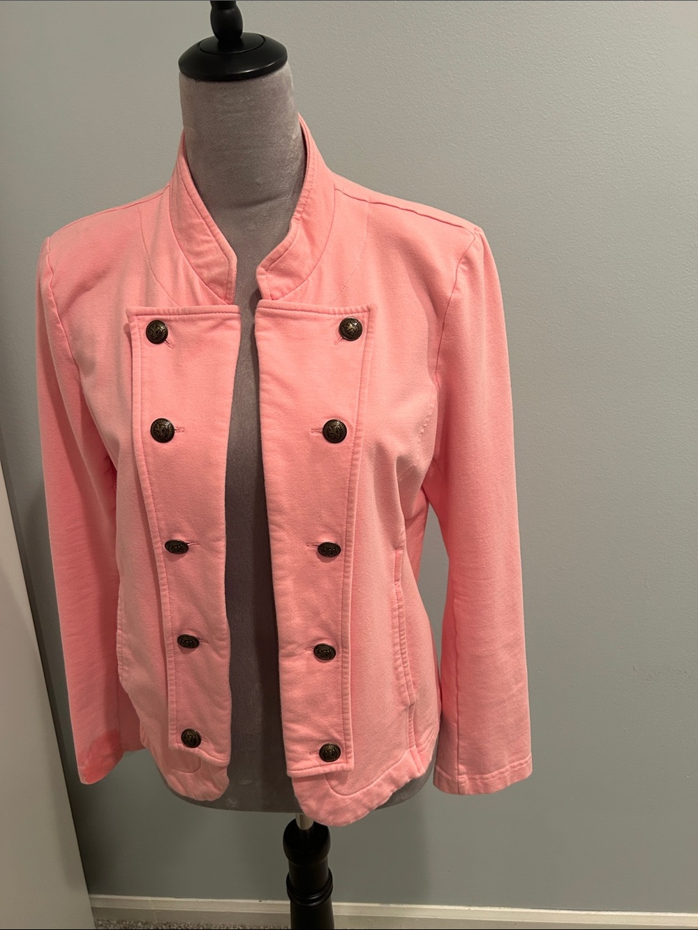 Tommy Hilfiger Women’s Military Sweatshirt Jacket L